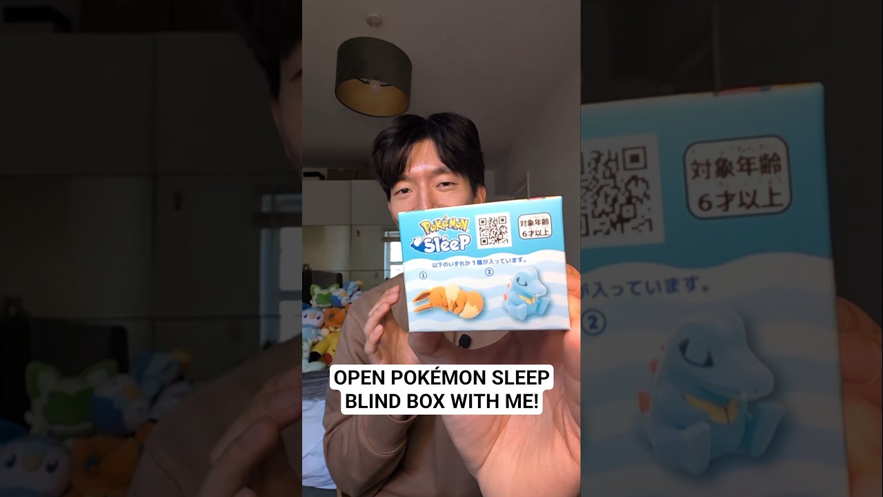 Open Pokémon Sleep blind box with me! 