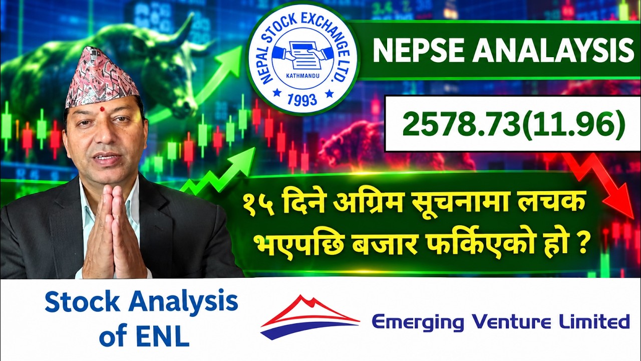 NEPSE Technical Analysis/NEPSE Daily Update/NEPSE Chart Analysis/Emerging Nepal Limited Analysis.