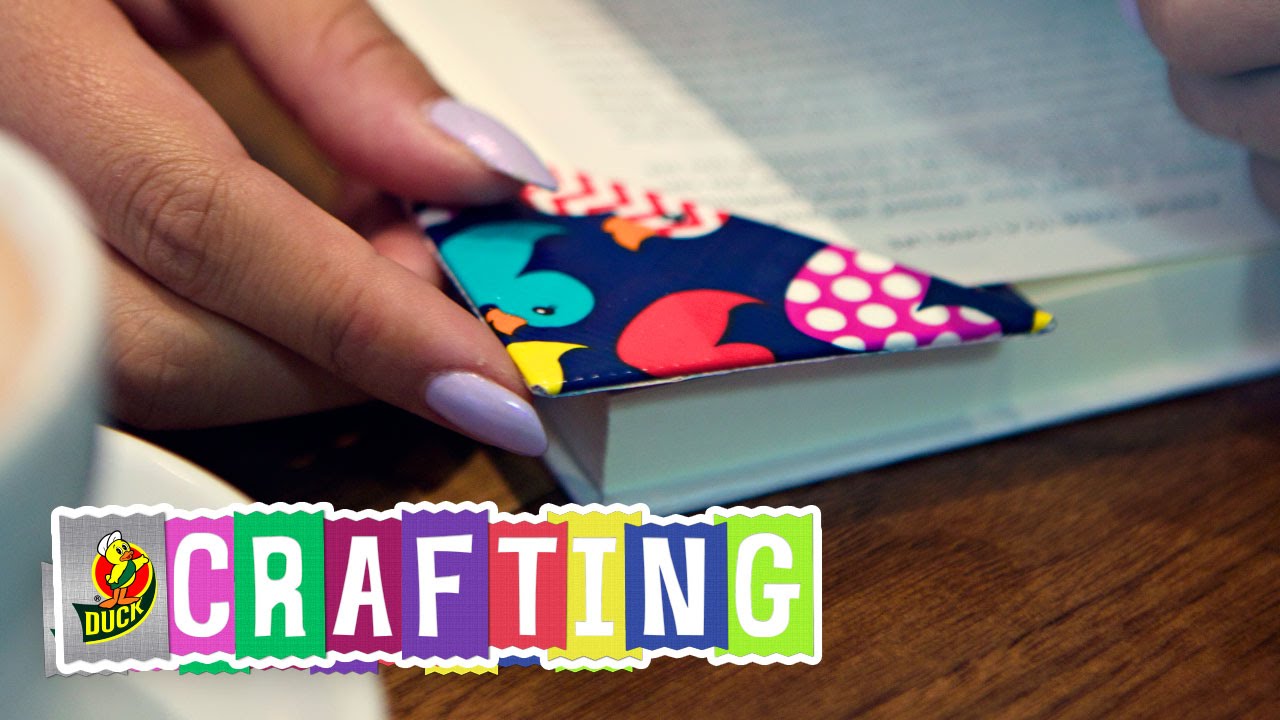 How to Craft a Duct Tape Corner Bookmark