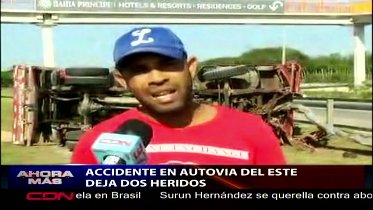 Accidente en autov&iacute;a del Este deja dos heridos