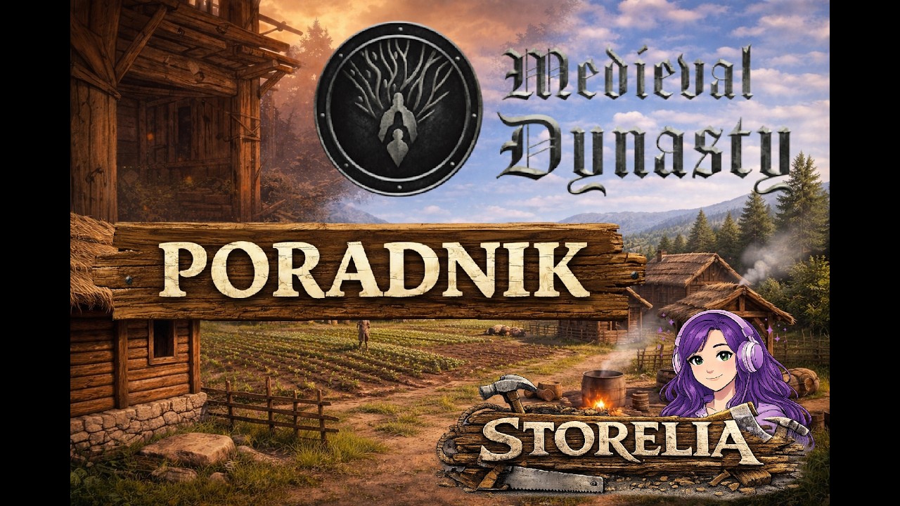 Poradnik Medieval Dynasty - Jak zarobić monety na start → Handel, kradzieże i reputacja - odcinek 4