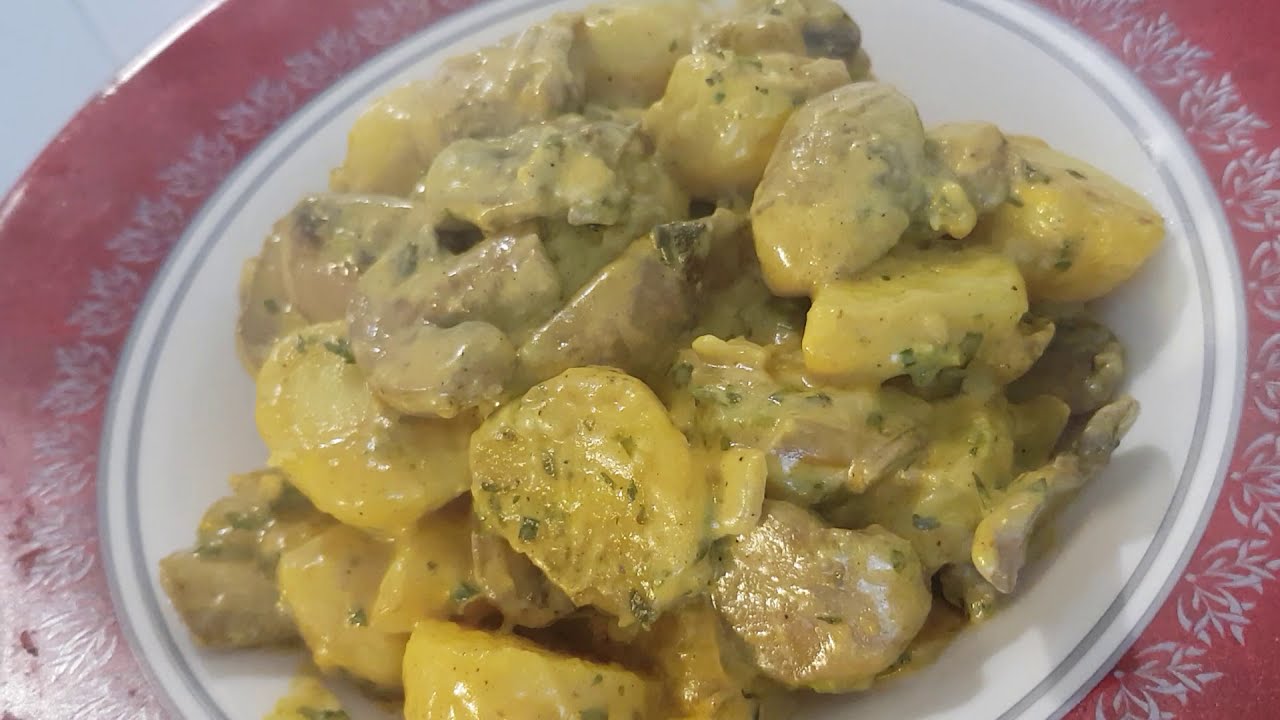 POMME DE TERRE A LA CRÈME ET CHAMPIGNON