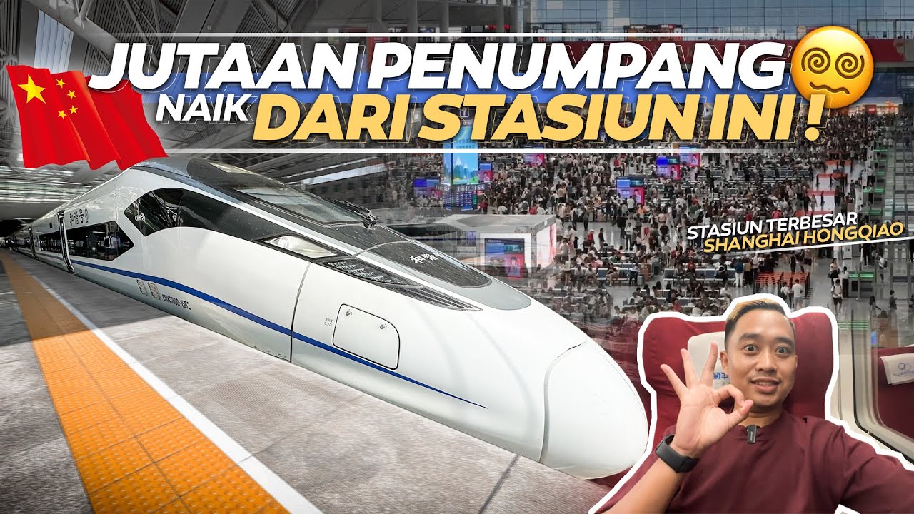 Ep. 8 | STASIUN KERETA API TERBESAR DI ASIA 🇨🇳‼️ Trip 12 Jam Menembus 2.400 KM Shanghai - Kunming