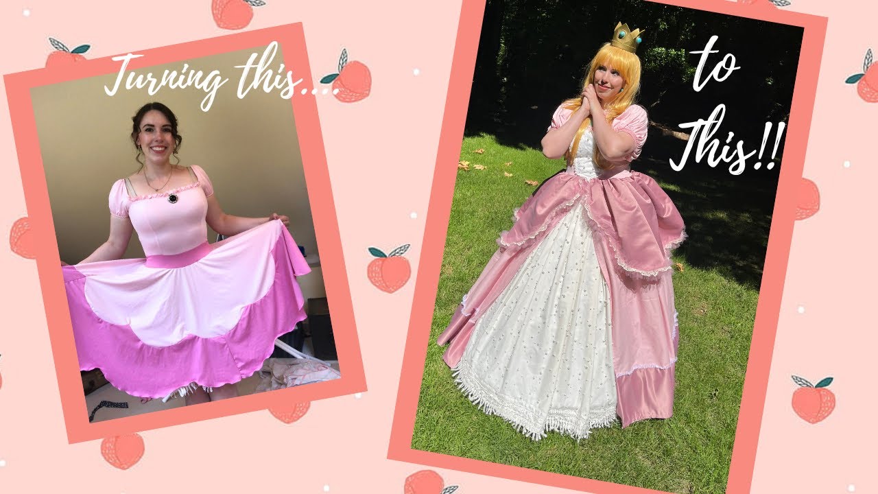 Party City Makeover! Princess Peach Dress to Full Cosplay!