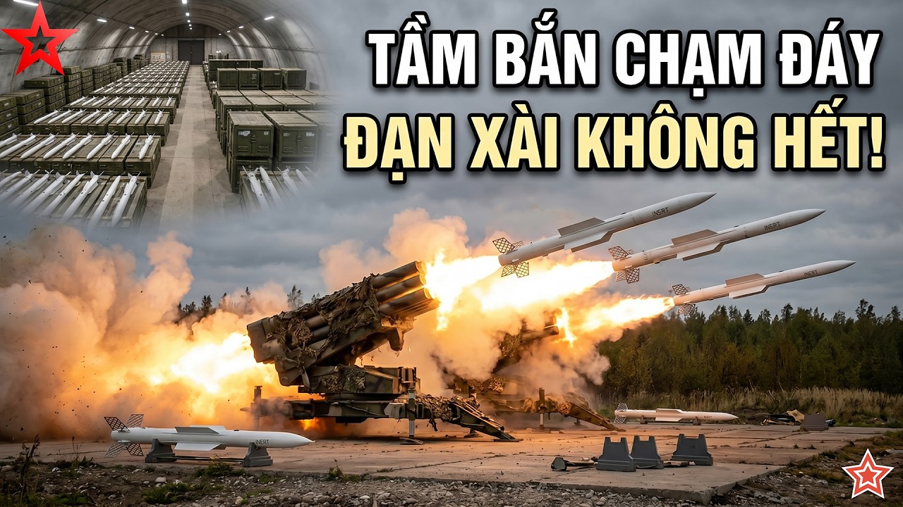 Nga hạ ph&agrave;m s&aacute;t thủ kh&ocirc;ng chiến R-77, tầm bắn phế nhưng kho đạn bao la