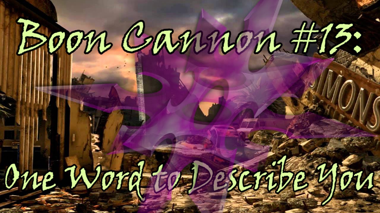 Boon Cannon #13: One Word to Describe (Leo the Video Game Guy)