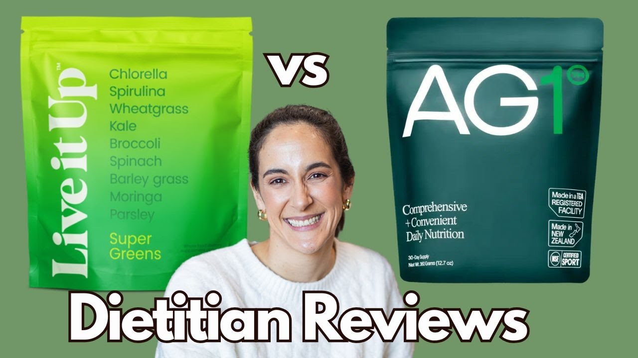 Live It Up vs AG1 Greens Powders: Dietitian&rsquo;s Honest Review