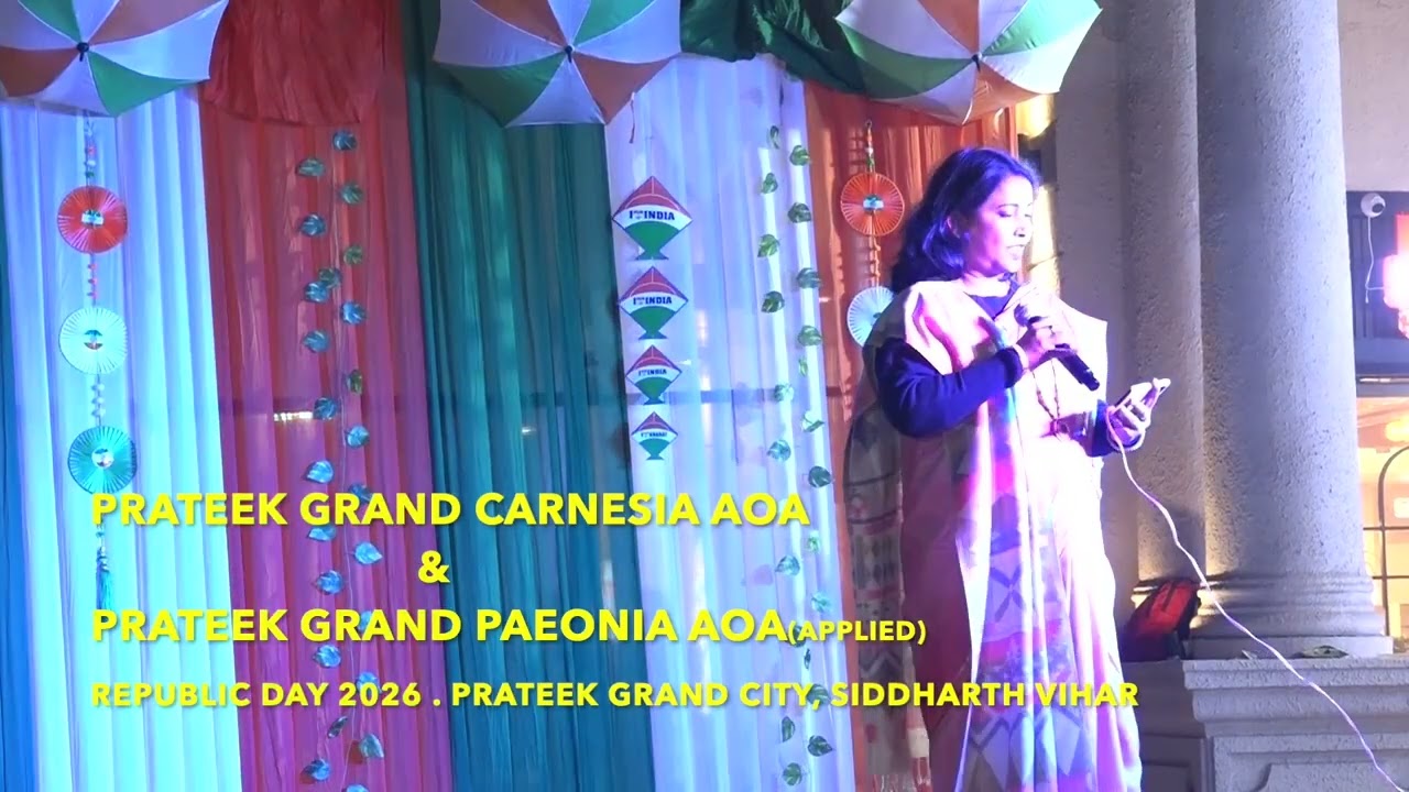 Solo Patriotic Singing Performances 🇮🇳 | Republic Day 2026 | Prateek Grand City Residents
