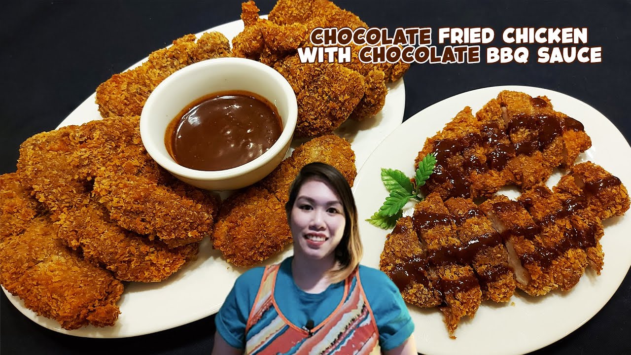 Chocolate Fried Chicken with Chocolate BBQ Sauce | Valentine's Special