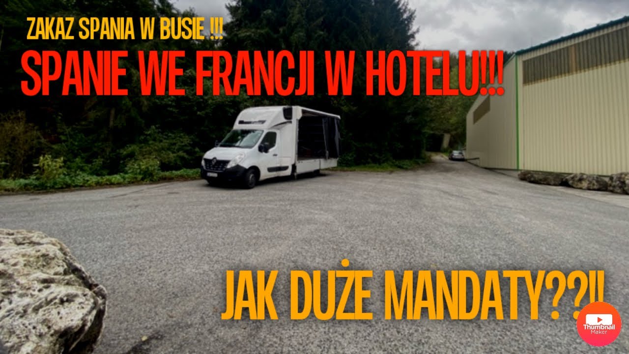 MT & Busem po Europie #9| Spanie we Francji w Hotelu!!!| Jak duże mandaty??|Internet z Free Mobile!!