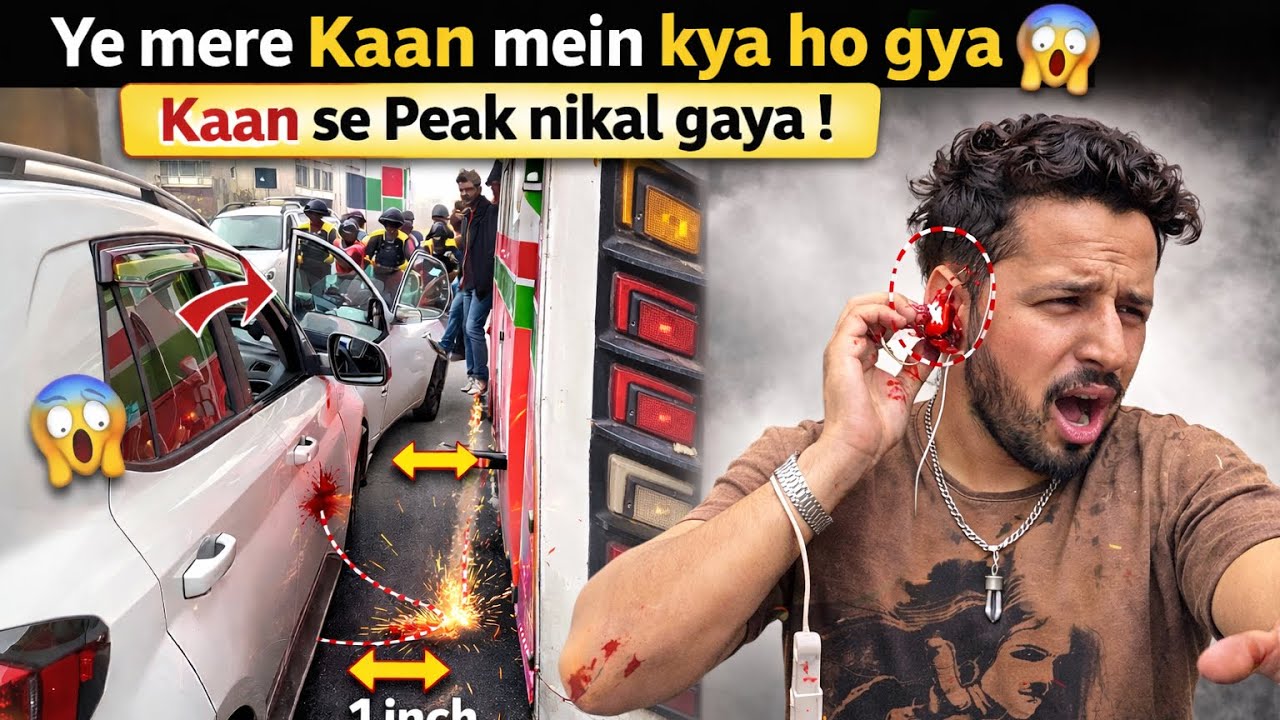 Ye mere kaan mein kya ho gya 😱 kaan se peak nikal gaya || Gaadi bajaa di🥵 Pawan Thakur #vlog 