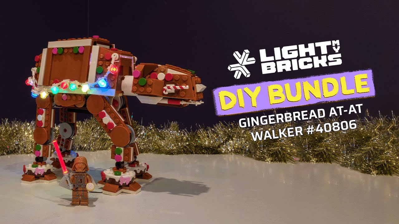 DIY Light Bundle for LEGO® Star Wars Gingerbread AT-AT™ Walker 