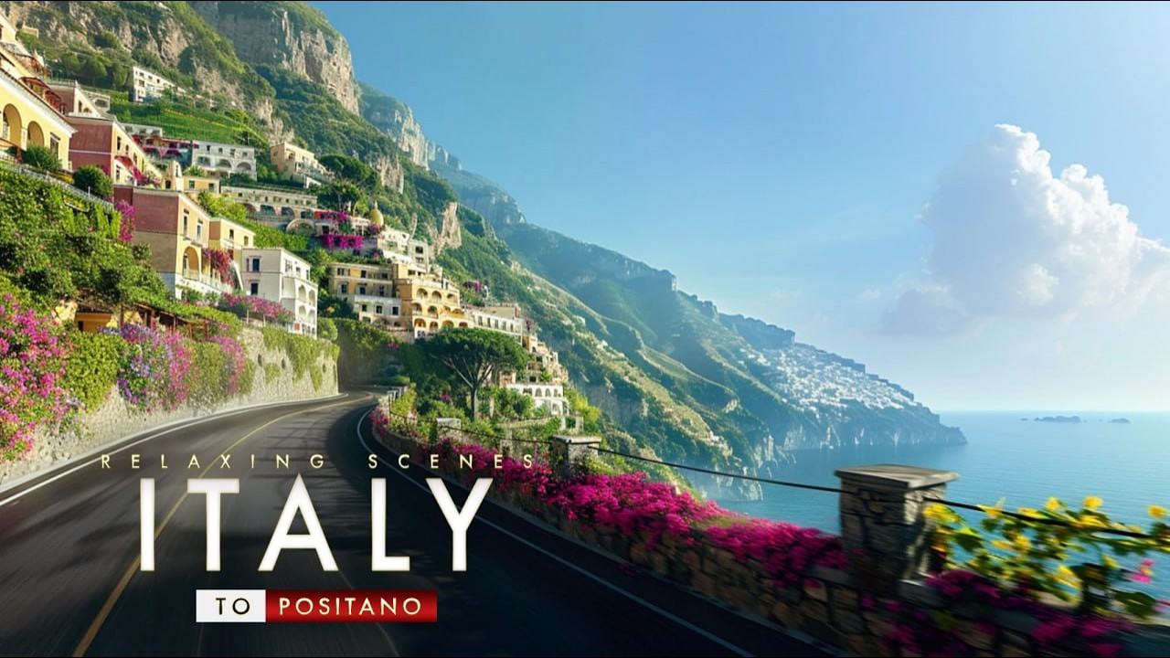 🇮🇹 The Secret Road to Positano | Hidden Summer Drive in Italy