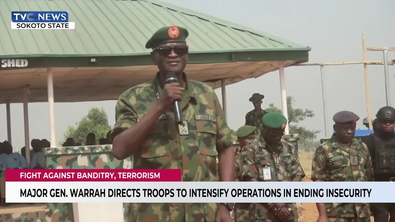 N/West Theatre Commander Directs Troops To Intensify Efforts In Ending Insecurity