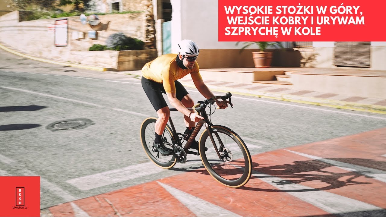 Wysokie stożki w góry,  wejście Kobry i urywam szprychę w kole🧐