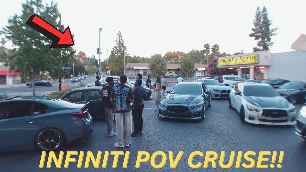 INFINITI GO PRO POV CRUISE | FIRST TIME USING MY GO PRO HERO 12!!!