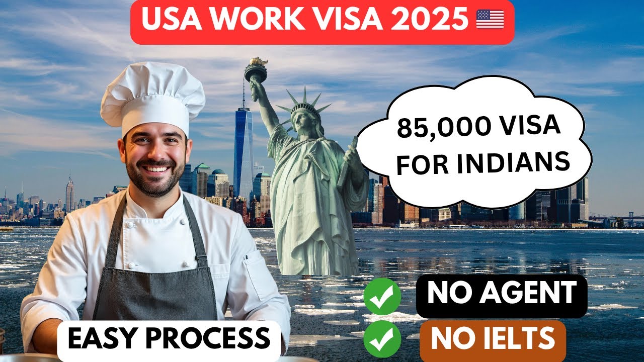 How to Get a USA Work Visa from India 🇺🇸 | Step-by-Step Guide 2025