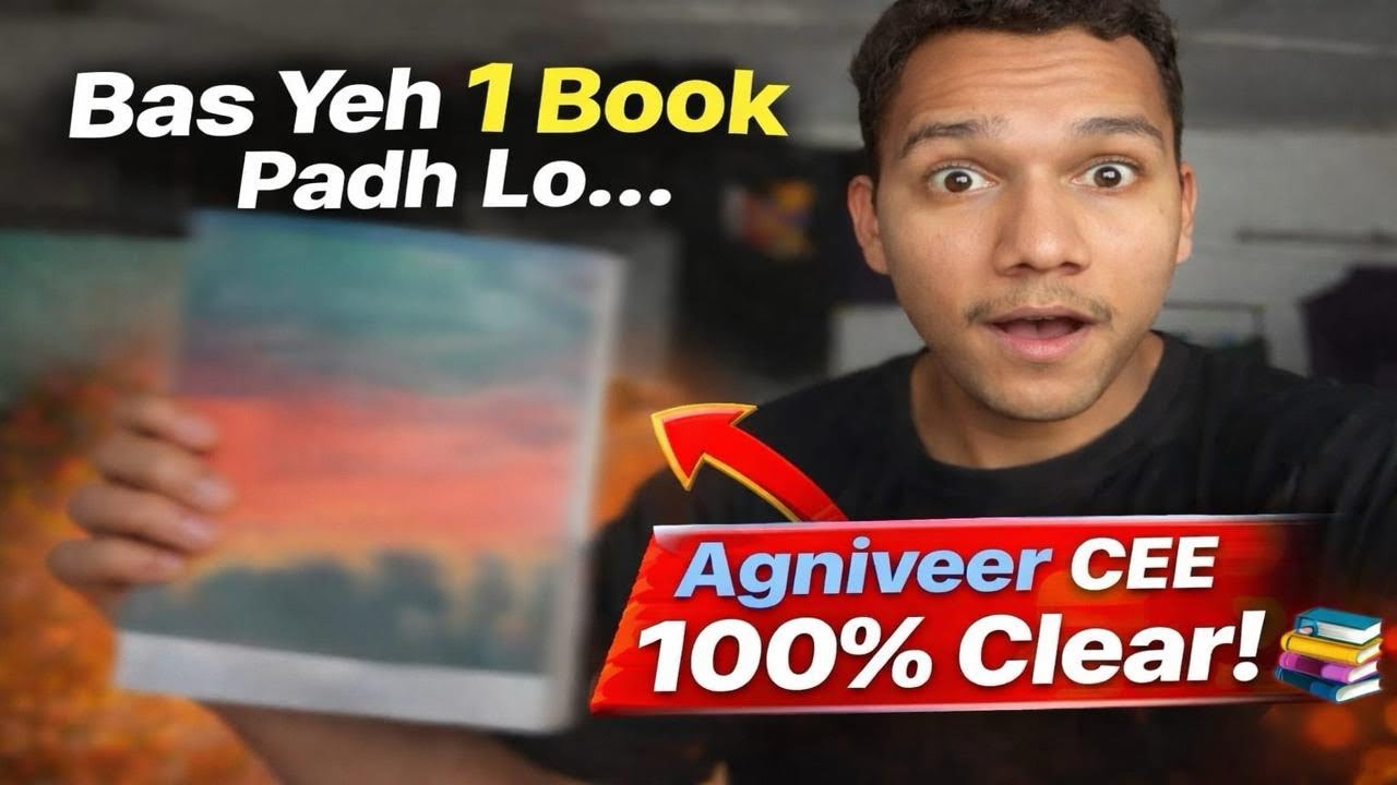 Just read this 1 book 🔥 Clear Agniveer CEE Written Exam!
