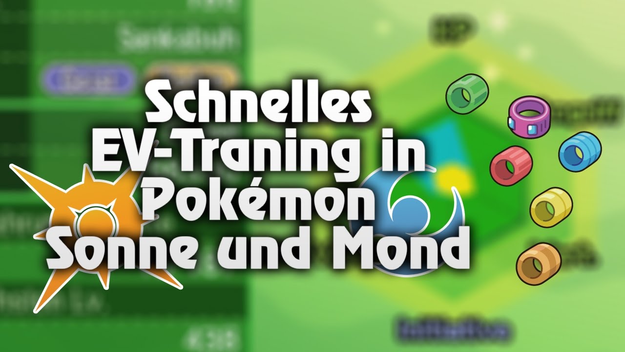 Schnelles EV-Training in Pokémon Sonne und Mond