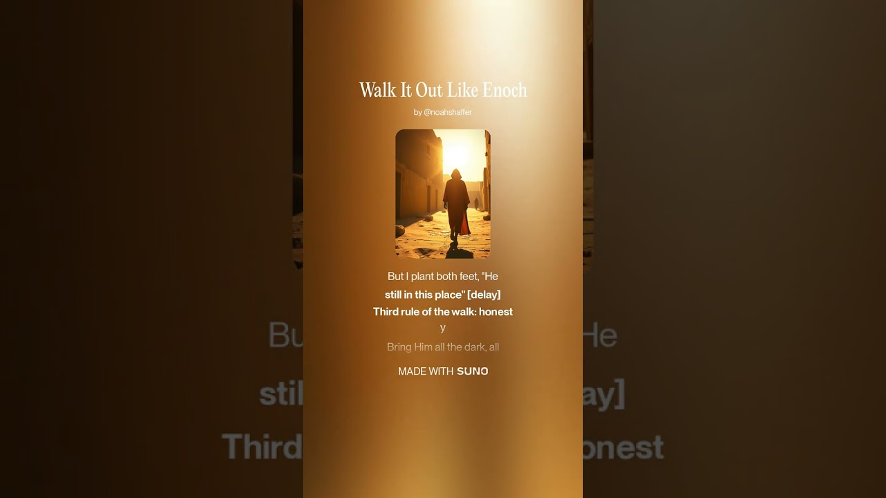 Walk it out like Enoch