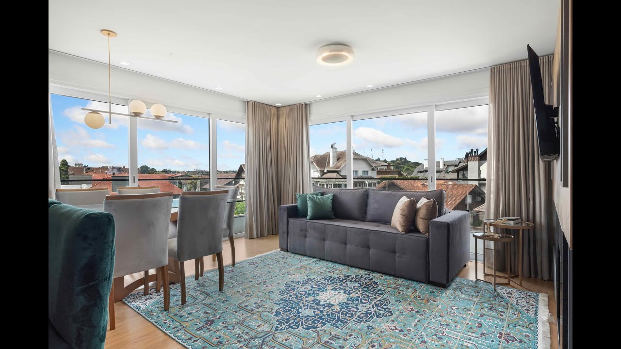 SG401 - Apto 2 Suítes 30m Rua Coberta by Achei Gramado