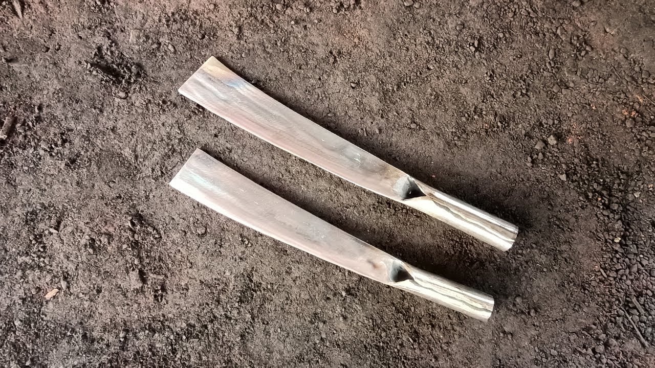Knife Making - Forging Two Cambodian Machete Knives