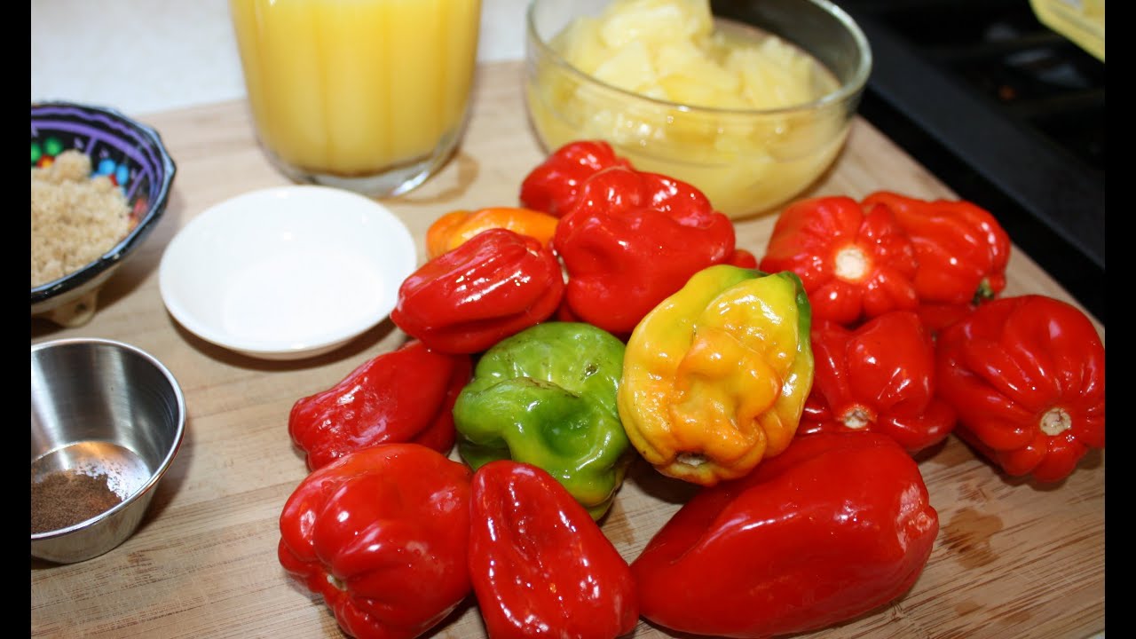 Orange Pineapple Pepper Sauce.