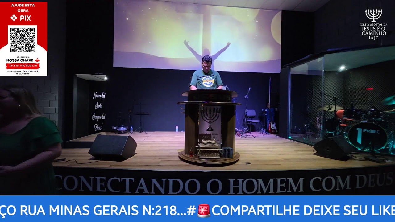 Transmissão ao vivo de Igreja Apostólica Jesus é o Caminho