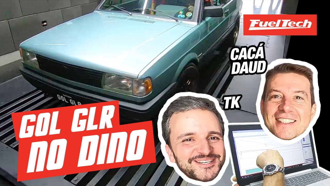 VW GOL GLR TURBO NO DINAMÔMETRO DE CACÁ DAUD!