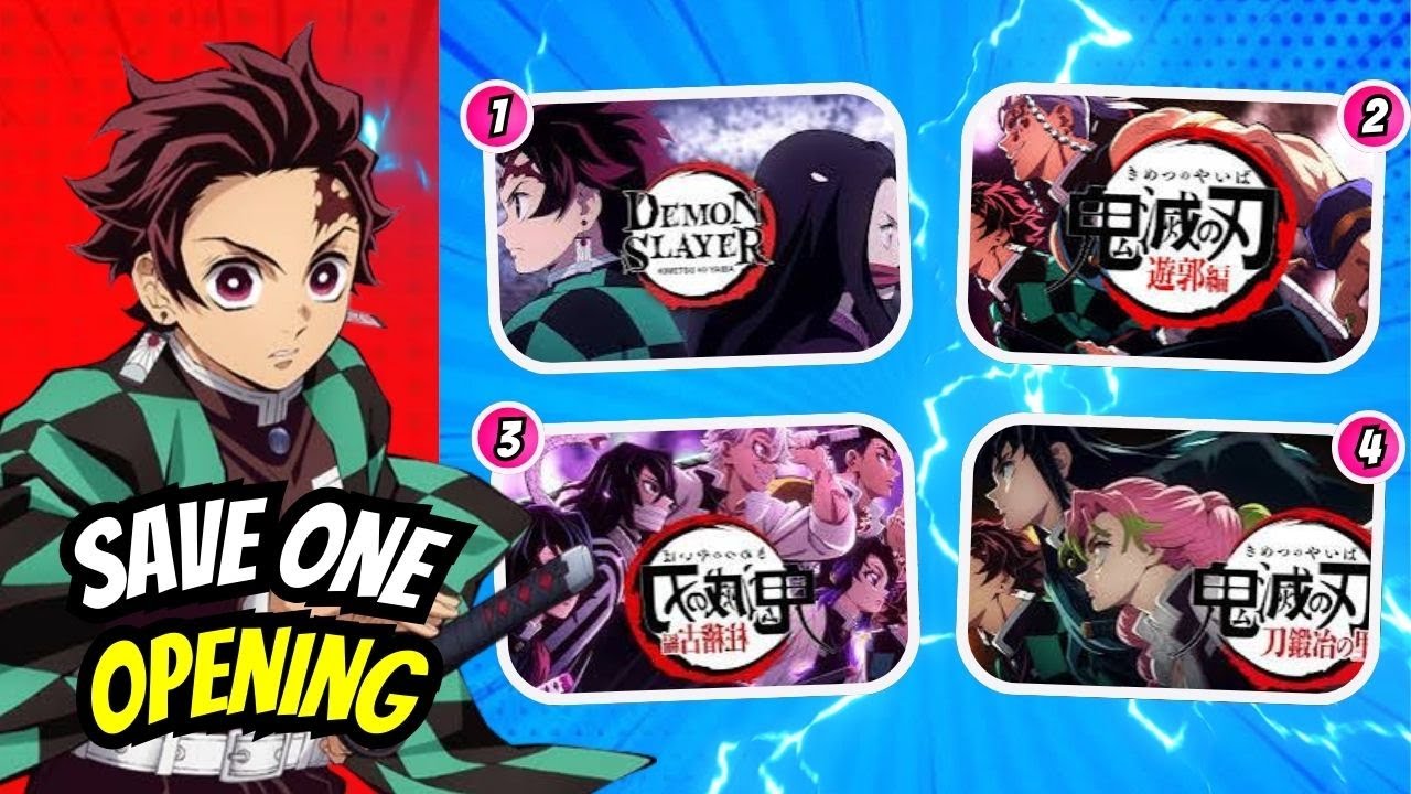🔥 SAVE ONE ANIME OPENING 🔥 | Save Only One Opening For Each Anime