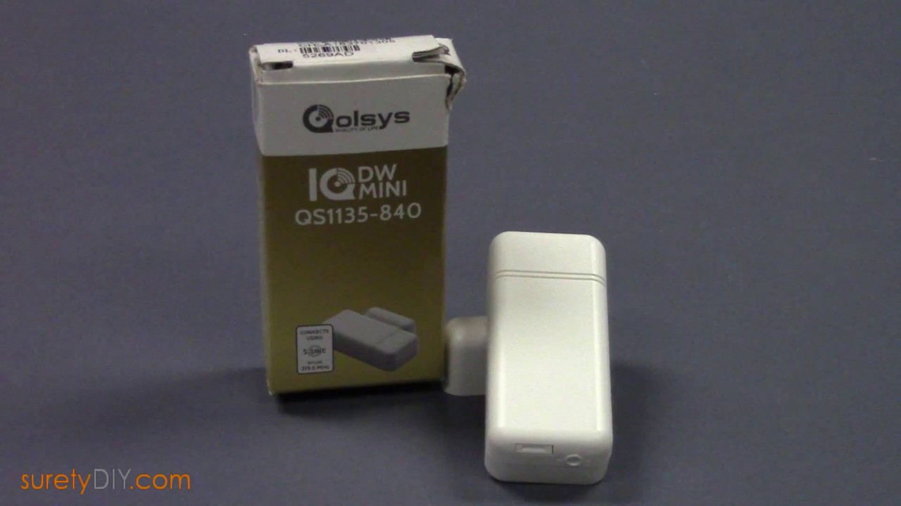 How to Pair a Qolsys DW Mini S-Line Sensor with a Qolsys IQ Panel 2