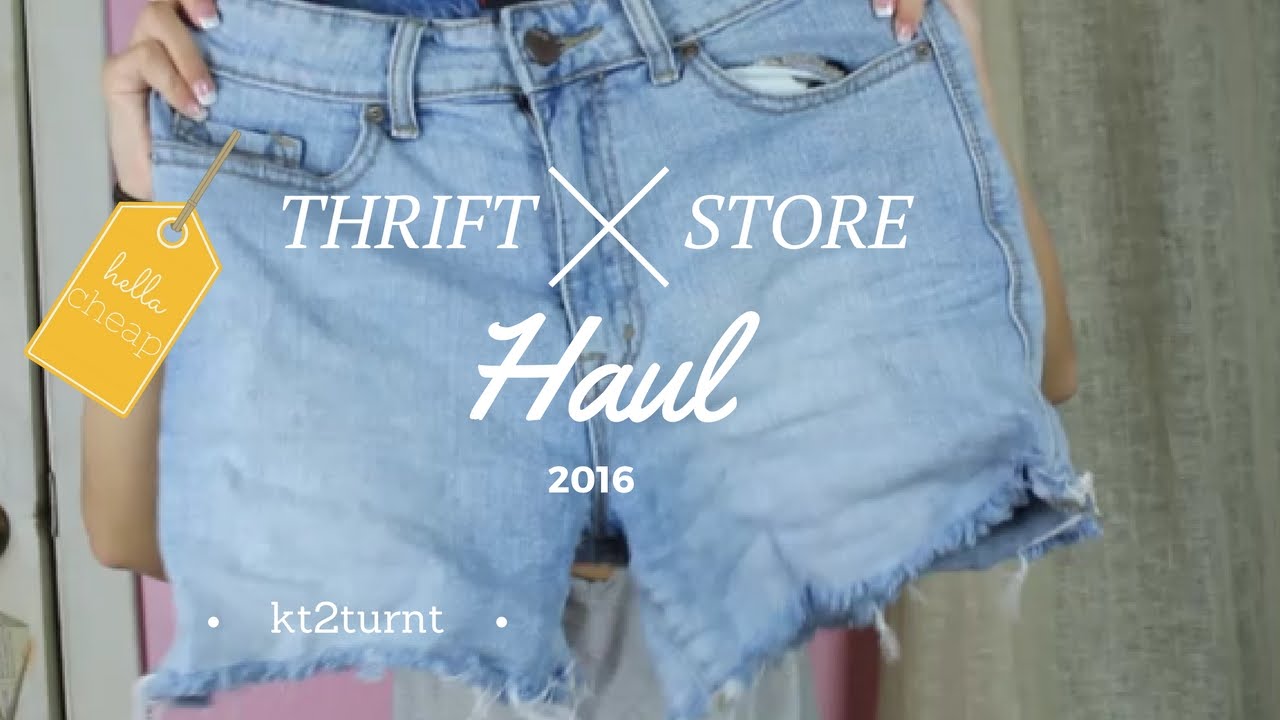 THRIFT STORE HAUL // 2016