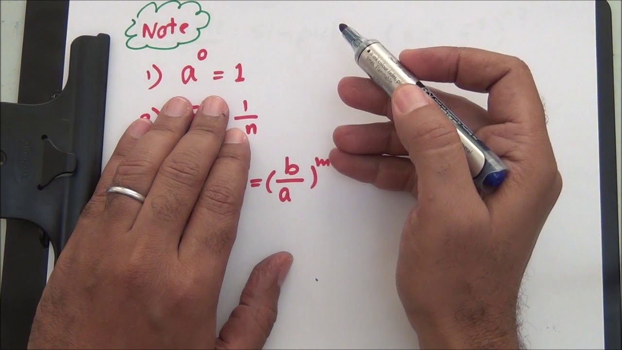 Integer Exponents الأسس الصحيحة