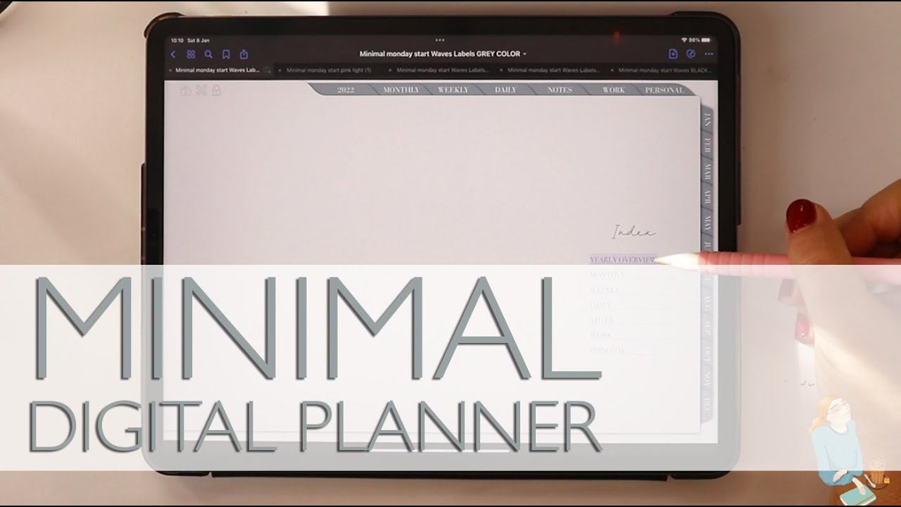 2022 Digital Planner Minimal - Everyday Journal