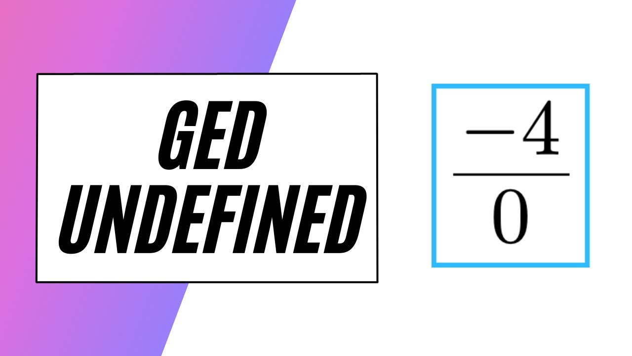 GED Math &ndash; неопределенные задачи!