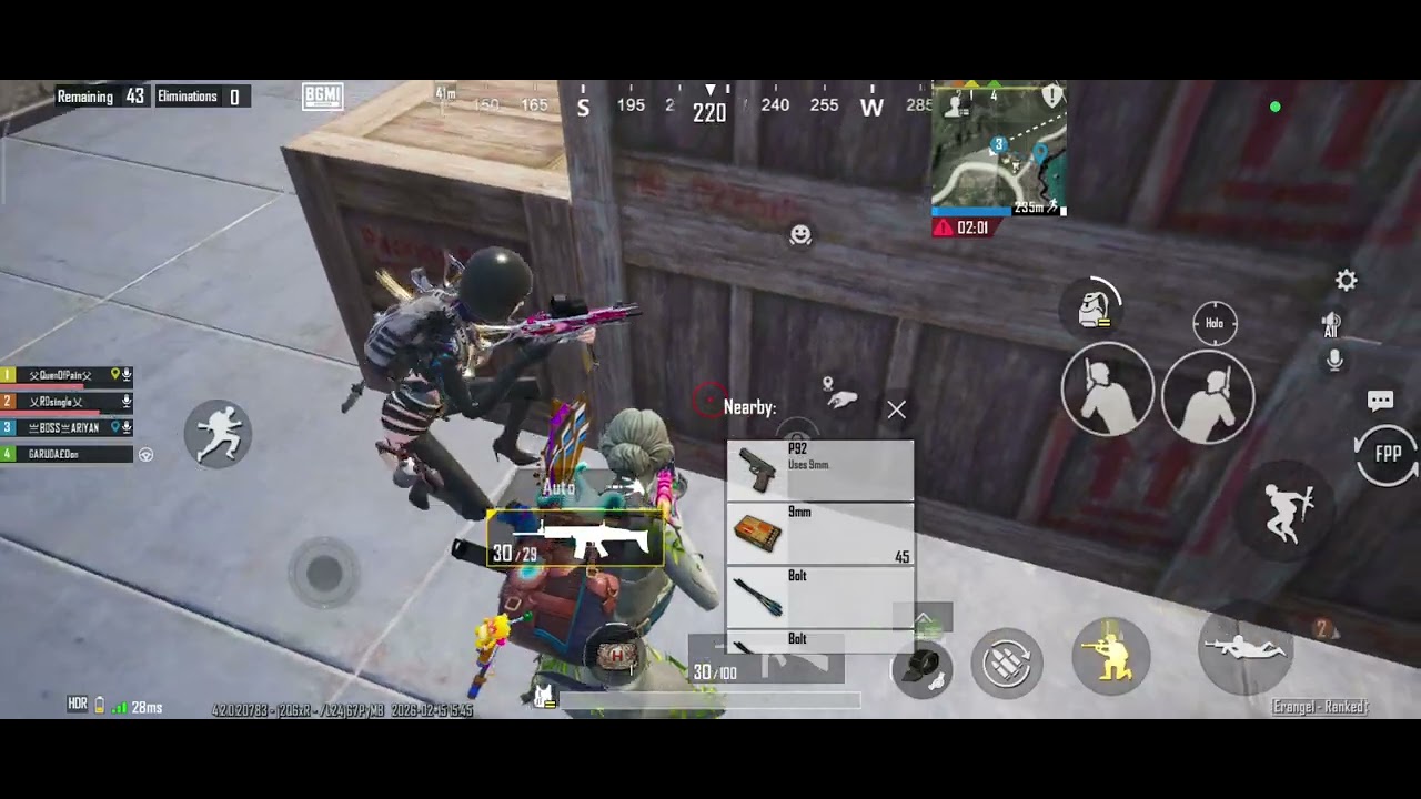 My teammate Enemy fight 