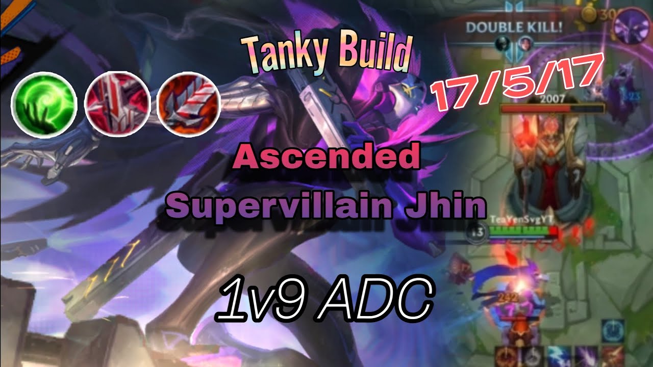 Tanky Jhin Is Still A Menace In Wild Rift!!! Crazy 1v9 Carry Game