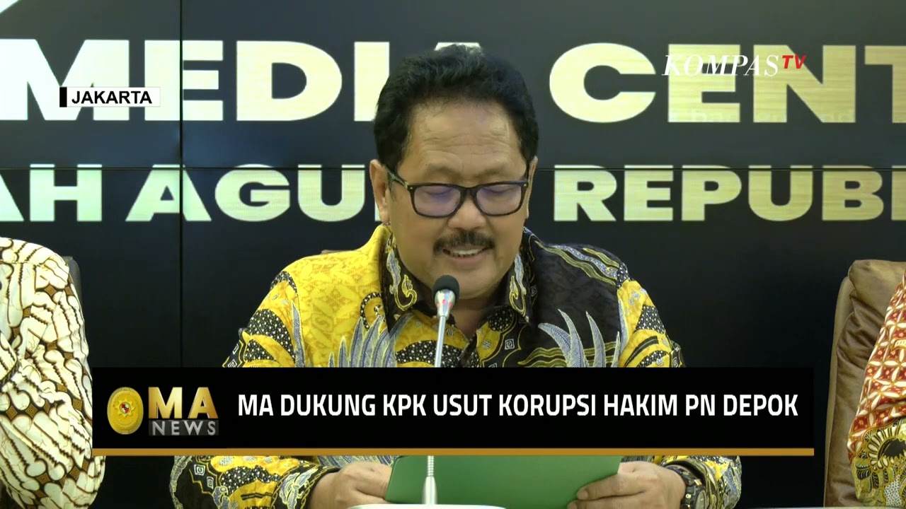 MA Tanggapi soal Kasus OTT KPK di Pengadilan Negeri Depok   MA NEWS 3