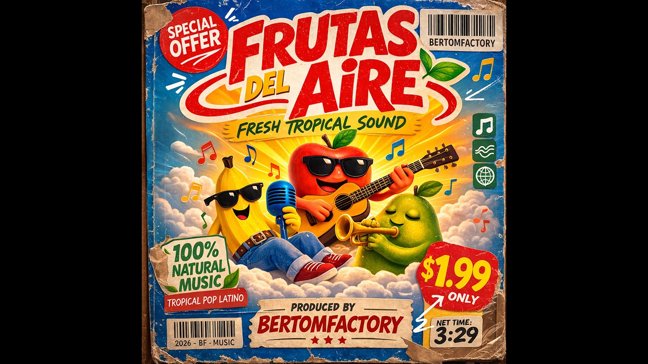 🍌Frutas del Aire | Official Audio | Latin Pop | Bilingual Song | BF (Historias cantadas a mi manera)
