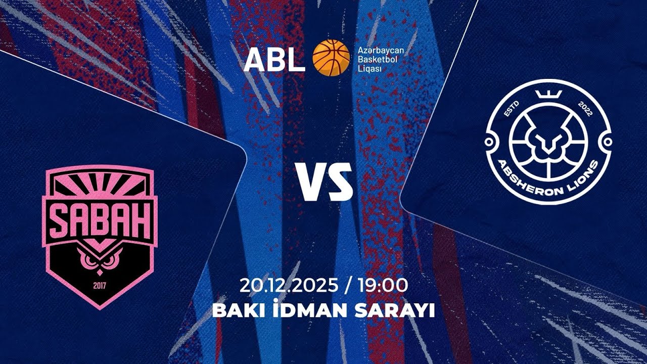 ABL 2025-2026 | SABAH VS ABŞERON | 20.12.2025 | 10-CU TUR
