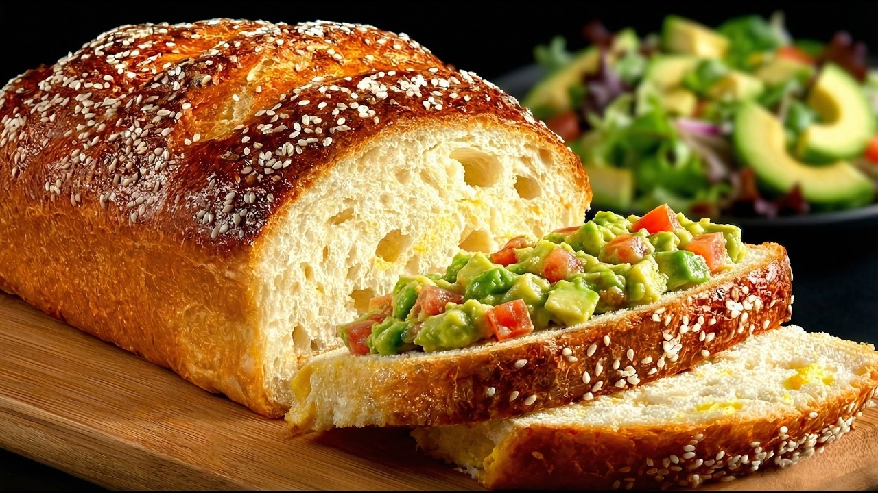 GRIECHISCHES JOGHURTBROT! Ohne Mehl, ohne Kohlenhydrate! In nur 5 Minuten! 👌