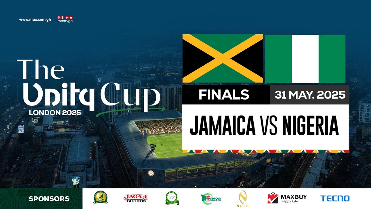 Live | Jamaica vs Nigeria | 2025 Unity Cup Finals | #MaxSports