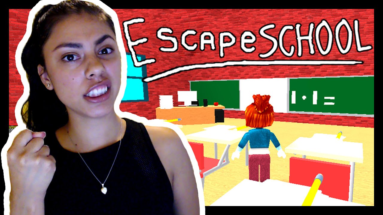 ESCAPE SCHOOL - ROBLOX (Facecam)