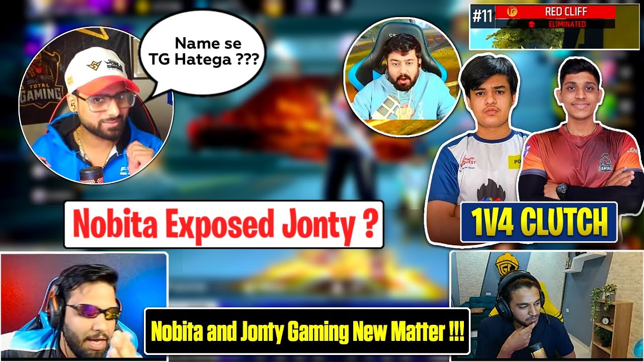 Jonty Gaming Exposed ? New Matter !!! Nobita vs Jonty Gaming | TG Name Remove ? Mafia & Legend 1v4 |