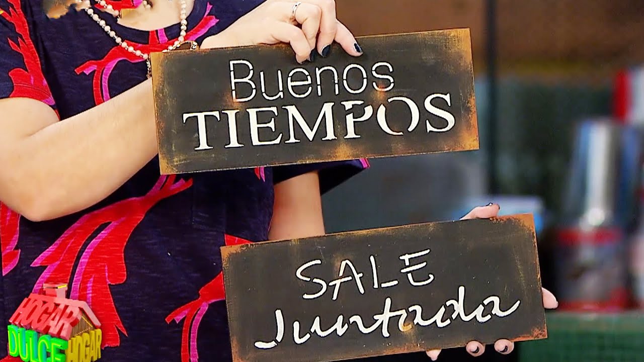 ¿Cómo hacer carteles estilo oxidado sin usar chapa? Agus Gallo te cuenta el secreto