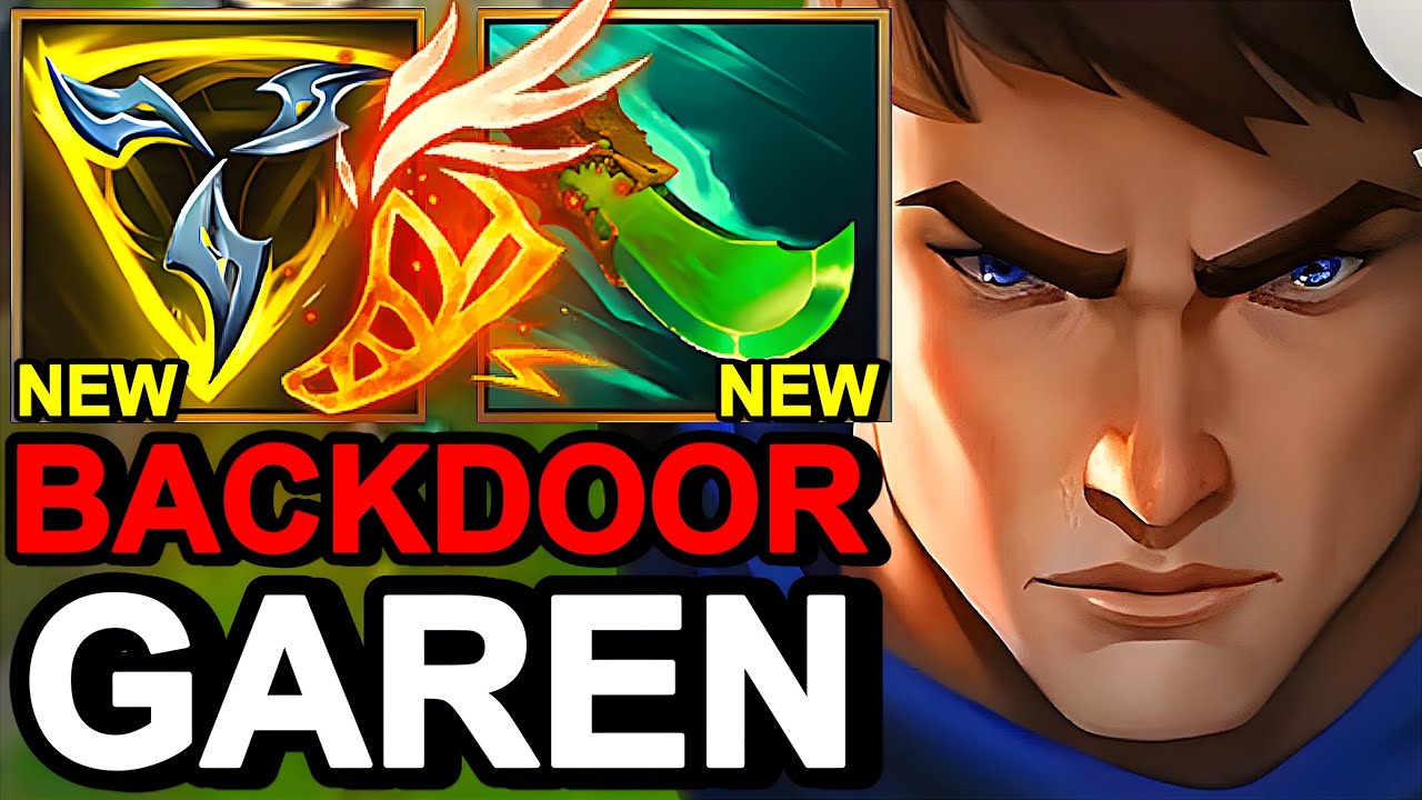 WILD RIFT CHINA GAREN TOP - WINRATE67.6% NEW BACKDOOR Garen Build Runes - Challenger Rank Gameplay