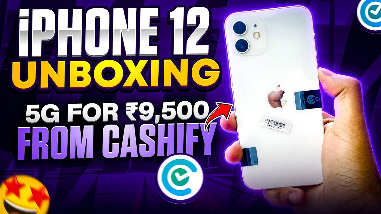 Unboxing iPhone 12 128gb 5G for ₹9,500 from Cashify 😱