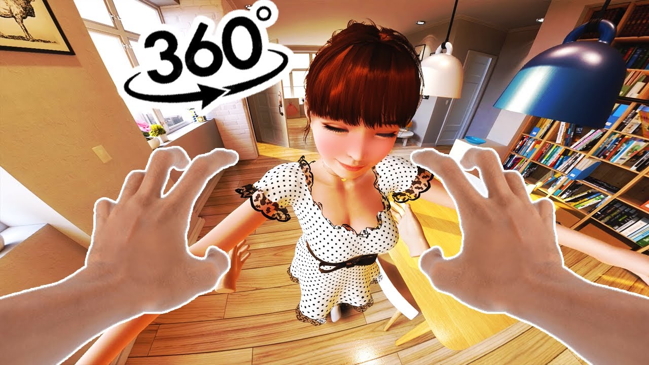INCREDIBLE💋 YOUR VIRTUAL GIRLFRIEND GIVES YOU A REALISTIC HUG in 360&deg; VR Experience 😳