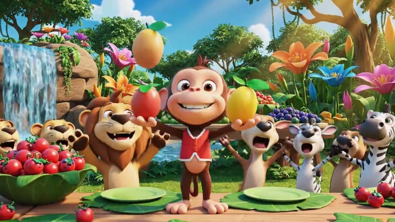 Lion, Zebra and Monkey Throw the WILDEST Party | Kids Jungle Show
