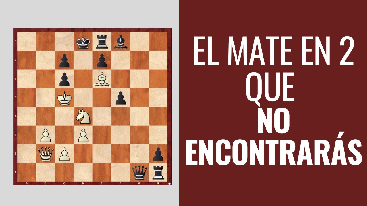 El Jaque Mate en 2 jugadas que no encontrarás
